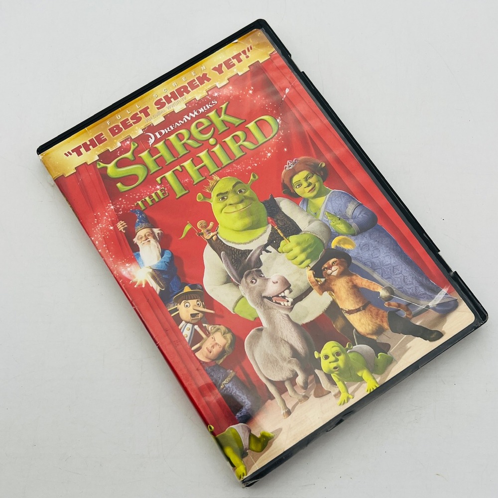Shrek the Third DVD Full Screen DreamWorks Mike Myers Eddie‎ Murphy